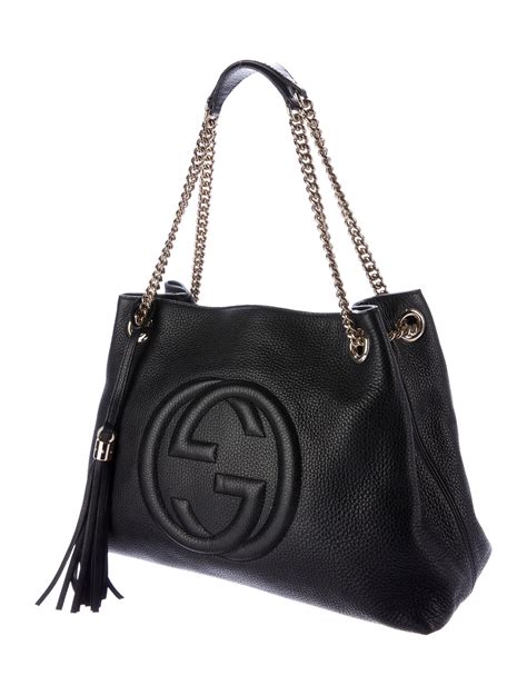 gucci chain soho bag|gucci soho denim bag.